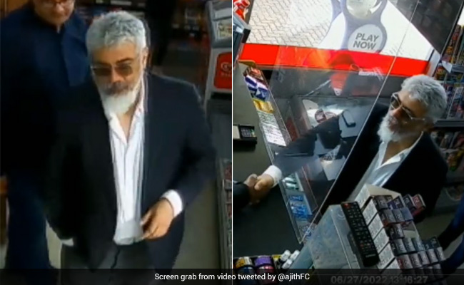Viral Video: Tamil Superstar Ajith Kumar Visits Store In London ...