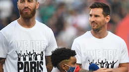 Watch: Lionel Messi Gives Sergio Ramos The Stare After Spaniard Tackles Him In PSG Training