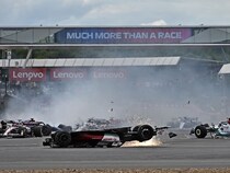 Zhou Guanyu Escapes Serious Injury After Multi-Car Horror Crash At British Grand Prix