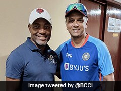 "Two Legends, One Frame": Rahul Dravid Meets Brian Lara In Port Of Spain