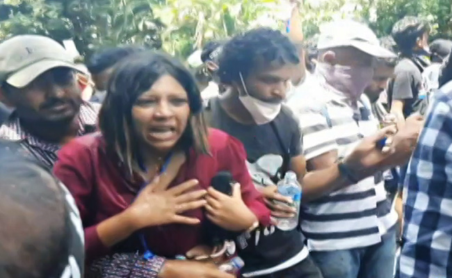 "Was Tear-Gassed, (Lankan) Protesters Helped Me Breathe": Reporter's Blog
