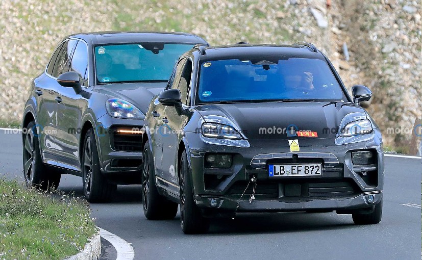 Porsche Macan EV Spotted Testing In Austria