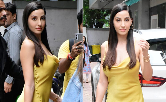 Even To Dodge Puddles, Nora Fatehi's Bodycon Dresses Play A Stylish Role