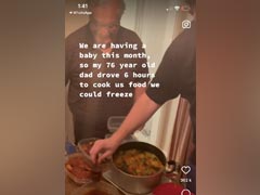 Viral: This Father Cooking Food And Storing It For His Pregnant Daughter Has Won The Internet