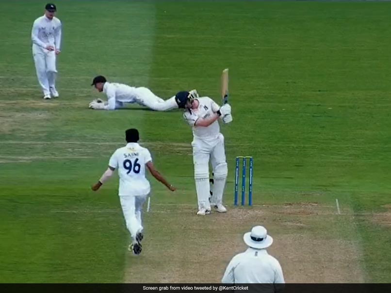 Watch: Navdeep Saini Sparkles With 5-Wicket Haul On County Debut For Kent