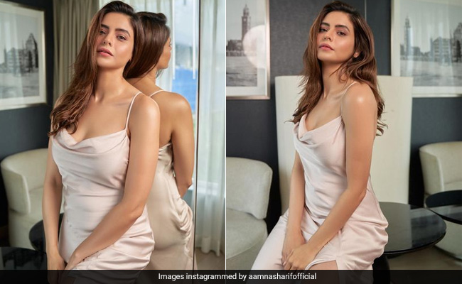 Aamna Sharif Aces This Season's Hottest Slip Dress Trend In A Stunning Look