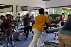 Video: Lanka Protesters Hit The Gym After Taking Over President's Home Video: Lanka Protesters Hit The Gym After Taking Over President's Home