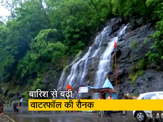 भारी बारिश से गुजरात के गिरा वाटरफॉल की खूबसूरती में लगे चार चांद