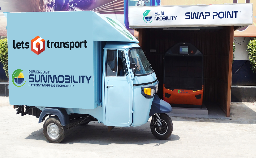 LetsTransport And SUN Mobility Join Hands For Battery Swapping Technology