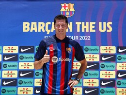 Robert Lewandowski Says 'Hungry' For Success At Barcelona Unveiling