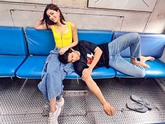 Liger "On Track": Ananya Panday And Vijay Deverakonda Ride A Mumbai Local