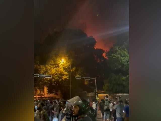 Lanka PM's House Set On Fire, Protesters Breach President's Home