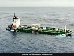 Coast Guard Rescues 22 From Sinking Merchant Ship Off Gujarat Coast Coast Guard Rescues 22 From Sinking Merchant Ship Off Gujarat Coast