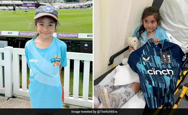 Viral Photo: पहले ODI में रोहित के शॉट से चोट खाने वाली बच्ची को मिला एक खास तोहफा