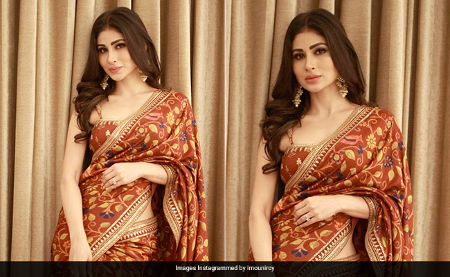 Graceful With A Side Of Chic, "Saree Girl Forever" Mouni Roy Strikes Again