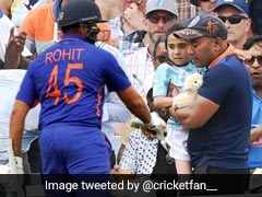 Rohit Sharma Meets 6-Year-Old Girl Who Got Hit By His Six In London