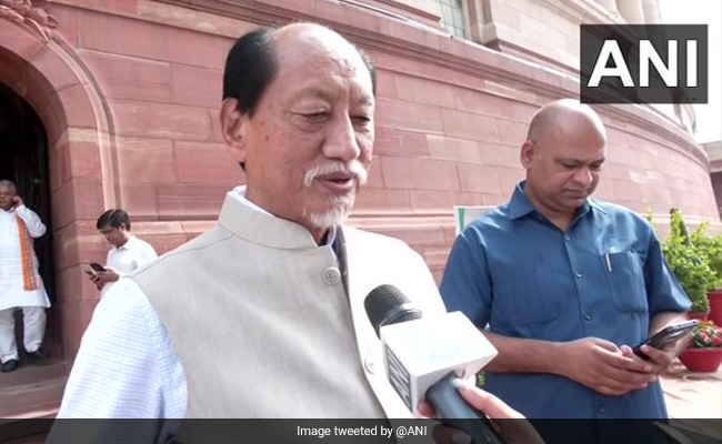 Nagaland Chief Minister Meets Amit Shah. On Table: Naga Peace Talks