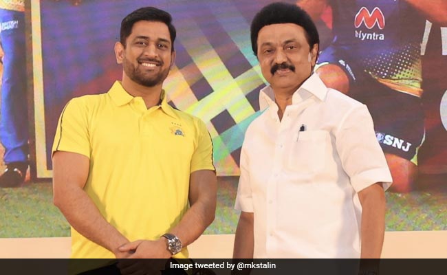 On MS Dhoni's Birthday, MK Stalin's Wish: "Eagerly Waiting To See You..."