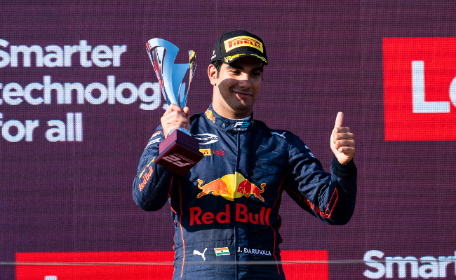 F2: Jehan Daruvala Bags Podium In Sprint Race in France