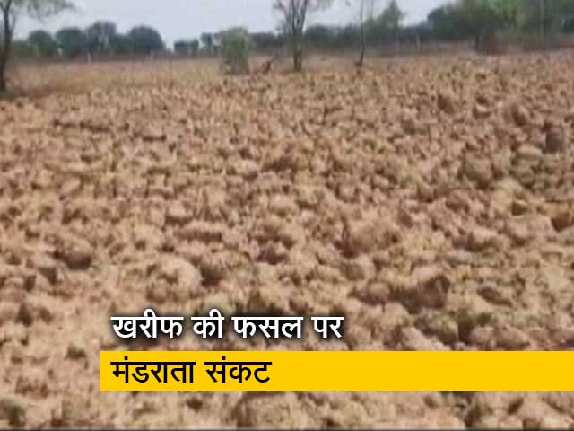 उत्तर प्रदेश में कम बारिश के चलते सूखे जैसे पैदा हो रहे हैं हालात