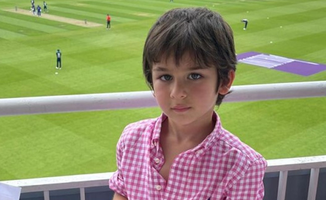 Kareena Kapoor's Son Taimur Enjoys His "First" Cricket Match In London. See Pics