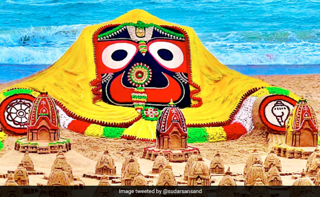 Rath Yatra 2022: Sudarsan Pattnaik Creates 125 Sand Chariots On Puri Beach