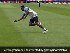 Watch: Ashwin Takes Epic One-Hander In Training, Fans In Stands Go Gaga