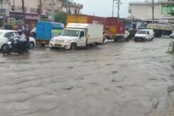 Heavy Waterlogging In Many Parts Of Gurugram After Heavy Rains Heavy Waterlogging In Many Parts Of Gurugram After Heavy Rains