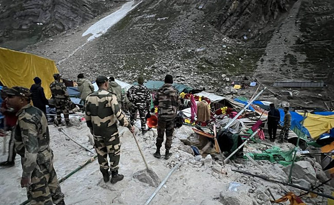 Amarnath Pilgrims Wait For Yatra To Resume After Cloudburst Incident