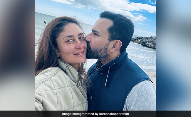 Kareena Kapoor And Saif Ali Khan Sum up Their Weekend In London With A Kiss. See Mushy Pics