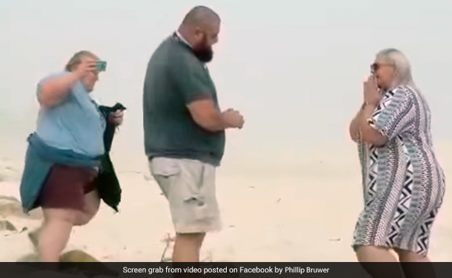 Viral Video: Woman Falls Thrice While Filming Sister's Wedding Proposal