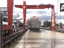 Made-In-India Stealth Frigate Dunagiri Launched By Rajnath Singh Made-In-India Stealth Frigate Dunagiri Launched By Rajnath Singh