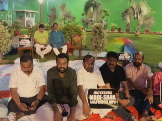 Suspended MPs Stage Sit-In Protest All Night At Parliament