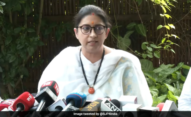 See You In Court, Smriti Irani To Gandhis For Alleging Daughter Runs Bar