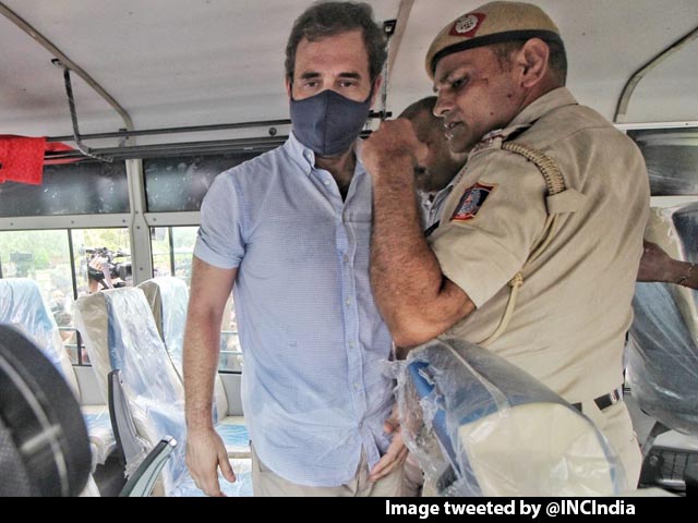 Rahul Gandhi Detained During Protest: "Modi-ji Is King, Police State"