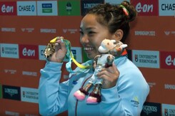 Was Very Emotional When National Anthem Played After My Win: Mirabai Chanu On Clinching Gold In CWG 2022 Was Very Emotional When National Anthem Played After My Win: Mirabai Chanu On Clinching Gold In CWG 2022