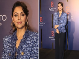 Gauri Khan's Blue Jacket, Trousers And Double Hoop Earrings Add Refined Style To Monsoon Days Gauri Khan's Blue Jacket, Trousers And Double Hoop Earrings Add Refined Style To Monsoon Days