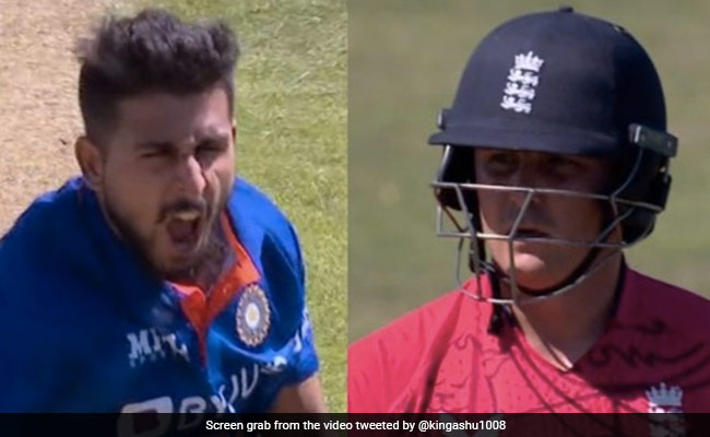 जम्मू मेल' उमरान मलिक की 'स्पीड' को नहीं झेल पाए जेसन रॉय, आउट करने पर शेर की तरह दहाड़कर मनाया जश्न- Video