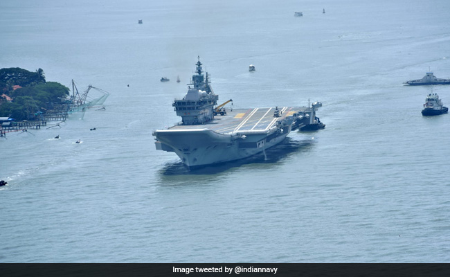 "<i>Azadi Ka Amrit Mahotsav</i>...": Navy's Big Day For Aircraft Carrier Vikrant