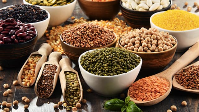 Pulses are a good source of plant-based protein