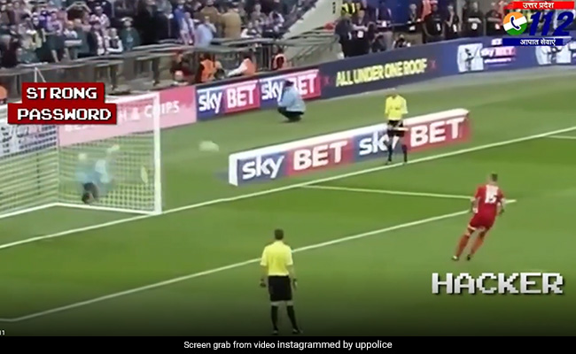 Watch: UP Police Shares Football Match Video To Warn Against Cyberattacks