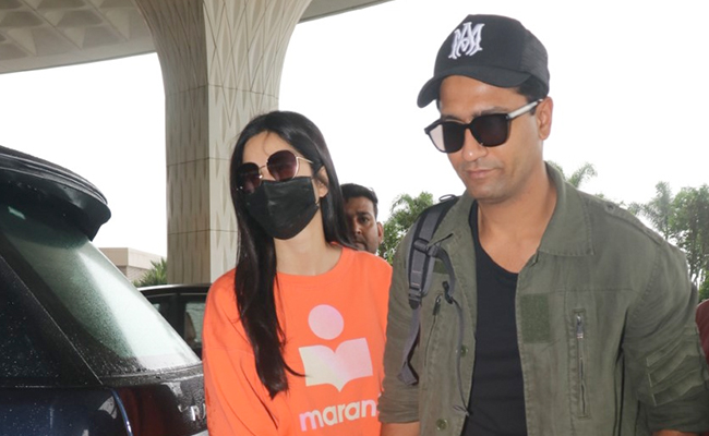 Katrina Kaif And Vicky Kaushal Fly Out Of Mumbai To Kickstart Actress' Birthday Week