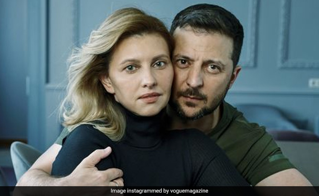 Ukraine President Volodymyr Zelensky, Wife Appear On <i>Vogue</i> Cover, Internet Gives Mixed Reaction