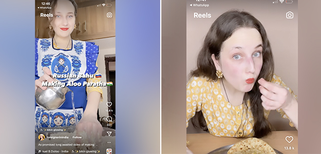 Russian Woman Makes Perfect Aloo Paratha; Impresses The Internet