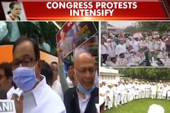 "Why Doesn't ED Call All Of Us?": P Chidambaram At Congress Protest "Why Doesn't ED Call All Of Us?": P Chidambaram At Congress Protest