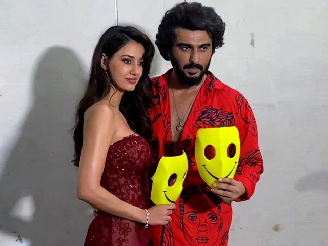 'एक विलेन रिटर्न्स' के प्रमोशन के दौरान स्पॉट किए गए अर्जुन कपूर और दिशा पटानी