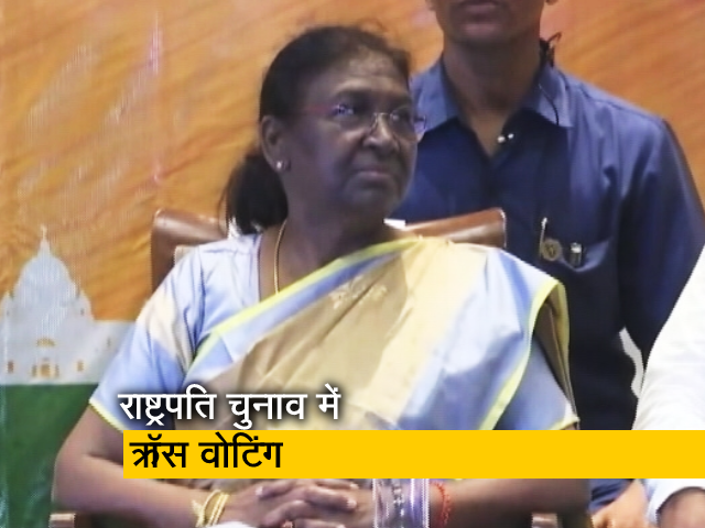 राष्ट्रपति चुनाव में द्रौपदी मुर्मू के पक्ष में भारी क्रॉस वोटिंग की गई