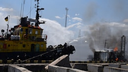 Russia Says Strike On Odessa Port Hit Ukrainian Military Targets