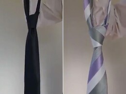 जानें 10 सेकंड से भी कम समय में टाई बांधने का तरीका, बड़े कमाल का है यह VIDEO जानें 10 सेकंड से भी कम समय में टाई बांधने का तरीका, बड़े कमाल का है यह VIDEO