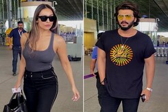 Arjun Kapoor And Malaika Arora At The Airport Arjun Kapoor And Malaika Arora At The Airport